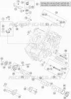 POMPE A HUILE pour KTM 1050 ADVENTURE ABS de 2015
