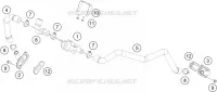 SECONDARY AIR SYSTEM SAS pour KTM 1050 ADVENTURE ABS de 2015