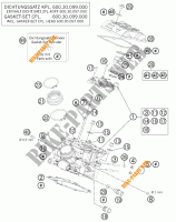 CULASSE ARRIERE pour KTM 990 ADVENTURE R de 2012