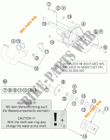 POMPE A EAU pour KTM 990 ADVENTURE R de 2012