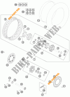 ROUE ARRIERE pour KTM 990 ADVENTURE R de 2012