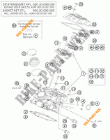 CULASSE ARRIERE pour KTM 990 ADVENTURE R de 2011