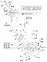 CULASSE AVANT pour KTM 990 ADVENTURE R de 2011