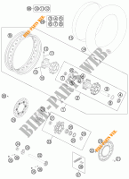 ROUE ARRIERE pour KTM 990 ADVENTURE R de 2011