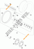 ROUE AVANT pour KTM 990 ADVENTURE R de 2011