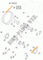 ROUE ARRIERE pour KTM 990 ADVENTURE R de 2010