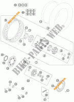 ROUE ARRIERE pour KTM 990 ADVENTURE BLUE ABS de 2012