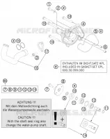 POMPE A EAU pour KTM 990 ADVENTURE WHITE ABS SPECIAL EDITION de 2012