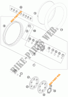 ROUE AVANT pour KTM 990 ADVENTURE WHITE ABS SPECIAL EDITION de 2012