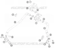 SECONDARY AIR SYSTEM SAS pour KTM 990 ADVENTURE WHITE ABS SPECIAL EDITION de 2012