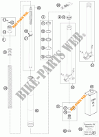 FOURCHE (PIECES) pour KTM 990 ADVENTURE DAKAR EDITION de 2011
