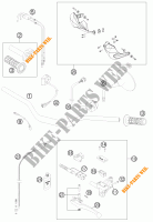 GUIDON / COMMANDES pour KTM 990 ADVENTURE DAKAR EDITION de 2011