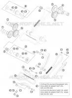 DISTRIBUTION pour KTM 990 ADVENTURE WHITE ABS de 2011