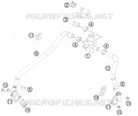 SECONDARY AIR SYSTEM SAS pour KTM 990 ADVENTURE WHITE ABS de 2011