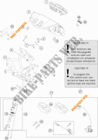 CONTACTEUR A CLE pour KTM 990 ADVENTURE ORANGE ABS de 2011