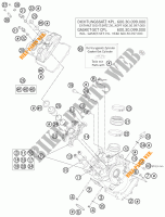 CULASSE AVANT pour KTM 990 ADVENTURE ORANGE ABS de 2011