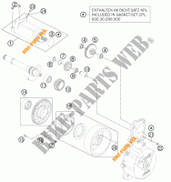 DEMARREUR ELECTRIQUE pour KTM 990 ADVENTURE ORANGE ABS de 2011