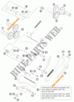DISTRIBUTION pour KTM 990 ADVENTURE ORANGE ABS de 2011