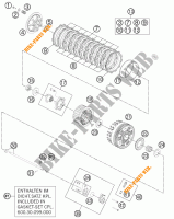 EMBRAYAGE pour KTM 990 ADVENTURE ORANGE ABS de 2011