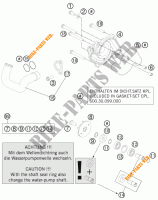 POMPE A EAU pour KTM 990 ADVENTURE ORANGE ABS de 2011