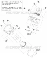 CYLINDRE pour KTM 990 ADVENTURE WHITE ABS de 2010