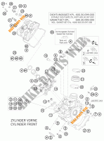 CULASSE AVANT pour KTM 990 ADVENTURE ORANGE ABS de 2008