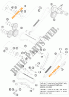 DISTRIBUTION pour KTM 990 ADVENTURE ORANGE ABS de 2008