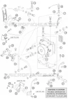 SYSTEME DE FREIN ABS pour KTM 990 ADVENTURE BLACK ABS de 2007
