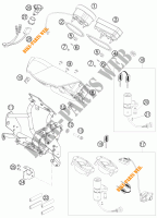 CONTACTEUR A CLE pour KTM 990 ADVENTURE ORANGE ABS de 2007