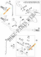 GUIDON / COMMANDES pour KTM 990 ADVENTURE ORANGE ABS de 2007