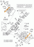 CULASSE AVANT pour KTM 950 ADVENTURE S de 2006