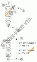 AMORTISSEUR pour KTM 950 ADVENTURE S de 2005