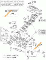 CULASSE ARRIERE pour KTM 950 ADVENTURE S de 2005