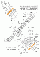 CULASSE AVANT pour KTM 950 ADVENTURE S ORANGE de 2003