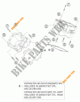 CYLINDRE pour KTM 950 ADVENTURE ORANGE de 2006