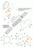 CARTER EMBRAYAGE pour KTM 950 ADVENTURE BLACK LOW de 2004