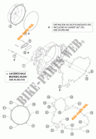 CARTER EMBRAYAGE pour KTM 950 ADVENTURE ORANGE LOW de 2004