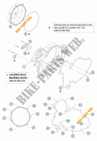 CARTER EMBRAYAGE pour KTM 950 ADVENTURE SILVER LOW de 2004