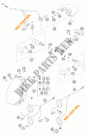 CONTACTEUR A CLE pour KTM 950 ADVENTURE S ORANGE de 2004