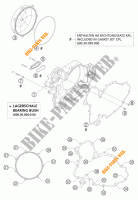 CARTER EMBRAYAGE pour KTM 950 ADVENTURE SILVER de 2004