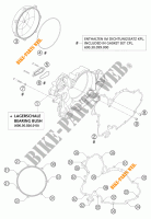 CARTER EMBRAYAGE pour KTM 950 ADVENTURE SILVER de 2003