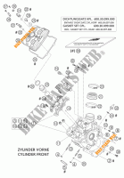 CULASSE AVANT pour KTM 950 ADVENTURE SILVER de 2003
