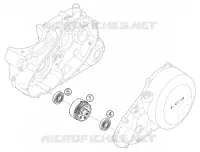 ARBRE D'EQUILIBRAGE pour KTM 640 ADVENTURE de 2005