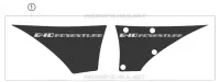 AUTOCOLLANTS pour KTM 640 ADVENTURE de 2005