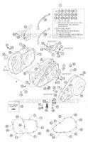 CARTER MOTEUR pour KTM 640 ADVENTURE de 2005