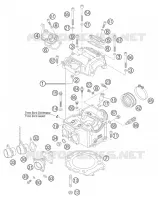 CULASSE pour KTM 640 ADVENTURE de 2005