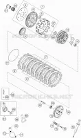 EMBRAYAGE pour KTM 640 ADVENTURE de 2005