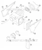 FILTRE A AIR pour KTM 640 ADVENTURE de 2005