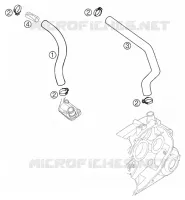 VENTILATION MOTEUR pour KTM 640 ADVENTURE de 2005