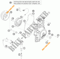 ALLUMAGE pour KTM 1190 RC8 ORANGE de 2010
